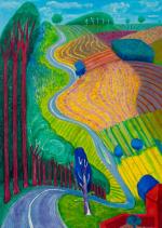 David Hockney „Going Up Garrowby Hill”; 2000
