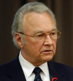 Arnold Rüütel, prezydent Estonii w latach 2001–2006.