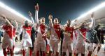 Piłkarze AS Monaco po zwycięstwie nad Manchesterem City i awansie do 1/4 finału Ligi Mistrzów.