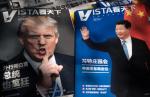 Okładki chińskich magazynów z okazji spotkania prezydentów.