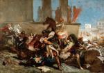 „Porwanie Sabinek” – Eugene Delacroix. Jeden z najważniejszych obrazów w Pieskowej Skale.