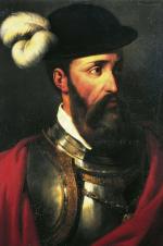 Francisco Pizarro – hiszpański konkwistador, urodzony w latach 70. XV w. w Trujillo, w 1533 r. podbił imperium Inków, a następnie założył miasto Lima, współczesną stolicę Peru.