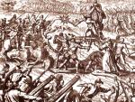 Szarża Pizarra i jego 24 żołnierzy na lektykę Atahualpy sparaliżowała inkaskich wojowników. W czasie dwugodzinnej bitwy Hiszpanie uśmiercili tysiące Indian i wzięli do niewoli ich króla.