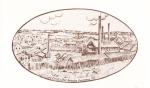 Rycina manufaktury Ćmielów,  ok 1800 roku 