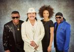 Od lewej: Ronald Isley, Carlos Santana, Cindy Blackman-Santana i Ernie Isley 