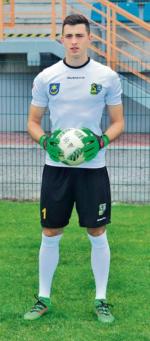 Bramkarz Karol Dybowski grał najwięcej ze wszystkich młodzieżowców Siarki Tarnobrzeg.