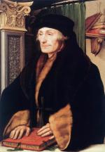 Erazm z Rotterdamu, nazywany księciem humanistów, wiele lat spędził w Bazylei, gdzie zmarł w 1536 r.