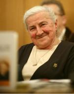 Wanda Półtawska na prezentacji książki Andrei Torniellego „Tajemnica Ojca Pio i Karola Wojtyły” w 2008 roku