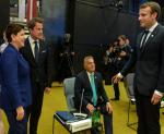 Premier Szydło i prezydent Macron na szczycie UE w Tallinie  