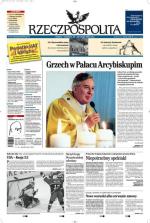 „Rzeczpospolita” z 23 lutego 2002 roku. Miesiąc po ukazaniu się wydania abp Juliusz Peatz złożył rezygnację,  którą papież błyskawicznie przyjął