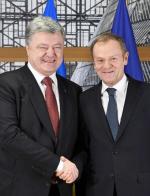 Petro Poroszenko i Donald Tusk na inauguracji szczytu Partnerstwa Wschodniego.