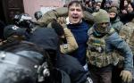 Centrum Kijowa: oddział specjalny próbuje zatrzymać Micheila Saakaszwilego
