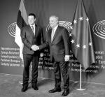Jüri Ratas i Antonio Tajani (przewodniczący Parlamentu Europejskiego) 