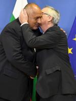 Premier Bułgarii Bojko Borisow i szef Komisji Europejskiej Jean-Claude Juncker.