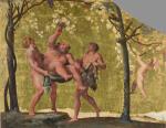 Uprawa winorośli na wiązach była najczęstszym widokiem  w krajobrazie starożytnego Rzymu. Na zdjęciu dzieło Annibale Carracci’ego (1560–1609) 