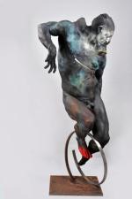 Rzeźba Grzegorza Gwiazdy „Rowerek” prezentowana  jest w Barcelonie 