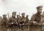 Kwiecień 1919 r. Polscy żołnierze w marszu na Wilno Fot. Archiwum Akt Nowych