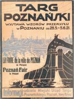 Plakat pierwszego Targu Poznańskiego.