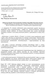 Projekt deklaracji Władysława Bartoszewskiego opracowany  w 2015 r.