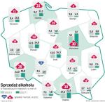 Sprzedaż alkoholu wzrosła w całej Polsce, poza Opolem
