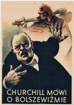 Ulotka propagandowa  krytykująca premiera Churchilla 
