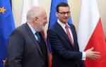 Zarówno premier Mateusz Morawiecki jak i wiceprzewodniczący Komisji Europejskiej Frans Timmermans szukają kompromisowego rozwiązania sporu o stan praworządności  