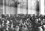 Warszawa, koniec czerwca 1929. Posiedzenie Trybunału Stanu, w sprawie byłego ministra skarbu Gabriela Czechowicza  