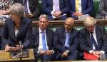 Premier Theresa May ulega brexitowym radykałom,  w tym szefowi dyplomacji Borisowi Johnsonowi (pierwszy  z prawej)  