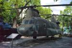 CH-47 Chinook. Amerykański śmigłowiec stoi w Muzeum Śladów Wojny w Ho Chi Minh City.