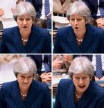 Premier Theresa May podczas poniedziałkowego wystąpienia na temat brexitu w Izbie Gmin  
