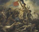 „Wolność prowadząca lud na barykady”, Eugène Delacroix, 1830. Kolekcja: Luwr 