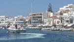 ≥Port w Chorze, stolicy Naksos, największej z wysp archipelagu Cyklad  