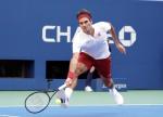 ≥Roger Federer pokonał Nicka Kyrgiosa 6:4, 6:1, 7:5 