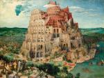 „Wieża Babel”, zwana wielką, namalowana w 1563 r.,  z wiedeńskiego Kunsthistorisches Museum