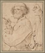 „Malarz i znawca”, uznawany za autoportret (ok. 1565)  z Albertiny w Wiedniu