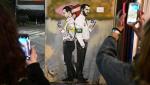 ≥Wicepremierzy Matteo Salvini (z prawej) i Luigi Di Maio na muralu w Mediolanie, autor TvBoy 