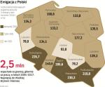 Od 2004 r. z kraju wyemigrowało, przynajmniej na pobyt czasowy, nieco ponad 8 proc. Polaków – wynika z badań GUS. Proporcjonalnie do liczby mieszkańców najwięcej osób wyjechało z Opolszczyzny (ok. 14 proc.), Podlasia (11 proc.) i Podkarpacia (10 proc.). Najmniej – z Mazowieckiego, Łódzkiego i Wielkopolskiego: od 3,3 do 3,8 proc. —acw