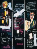 ≥Jean-Michel Basquiat, „Grający na rogu”,  1983, akryl, olej na płótnie Douglas M. Parker Studio, Los Angeles