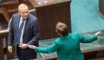 Katarzyna Lubnauer i Grzegorz Schetyna dyskutują w Sejmie 