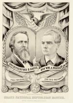 ≥Plakat z kampanii prezydenckiej Rutherforda B. Hayesa 
