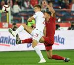 Krzysztof Piątek zagrał w meczu Ligi Narodów Polska – Portugalia (2:3) i strzelił bramkę