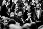 6 grudnia 1991 r., Jan Olszewski zostaje premierem. Na zdjęciu w sejmowych ławach pomiędzy Leszkiem Moczulskim i Jarosławem Kaczyńskim 