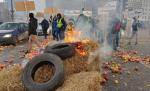 W środę rano protest rolników sparaliżował Warszawę. Na ulicę posypały się jabłka, płonęły opony