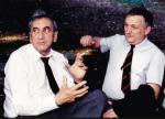 Z premierem Tadeuszem Mazowieckim podczas jego wizyty w Nowym Jorku w 1990 r.