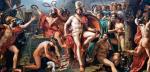 Spartanie słynęli z dwóch cech: niezwykłej odwagi i jawnego homoseksualizmu. „Leonidas pod Termopilami” – obraz Jacques'a-Louisa Davida 