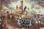 Egzekucja króla Ludwika XVI odbyła się 21 stycznia 1793 r. na placu Rewolucji w Paryżu 