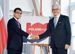 ≥Szefowie dyplomacji Japonii Tarō Kōno i Polski Jacek Czaputowicz spotkali się w Warszawie w lipcu 2018 roku  