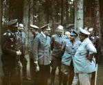 Adolf Hitler, Hermann Göring i inni niemieccy dowódcy w okolicy Wilczego Szańca 