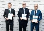 Od lewej: Mateusz Pociask (EY), Adam Mariuk (Deloitte), Robert Jurkiewicz (PwC), których firmy osiągnęły w 2018 roku najwyższe przychody z doradztwa podatkowego