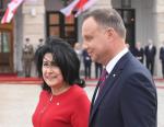 Prezydenci Gruzji i Polski we wtorek w Warszawie  